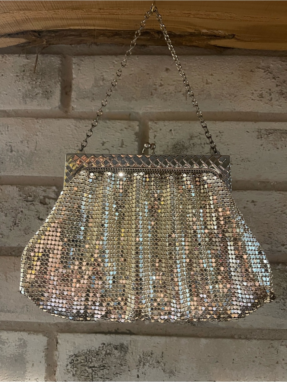 Vintage Whiting & Davis Silver Mesh Evening Bag | OS - Picture 2 of 9